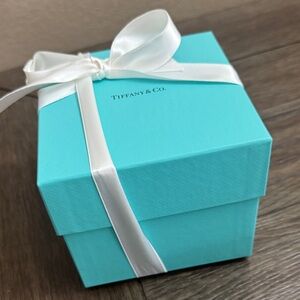Tiffany & Co. Turquoise Box with Satin Ribbon